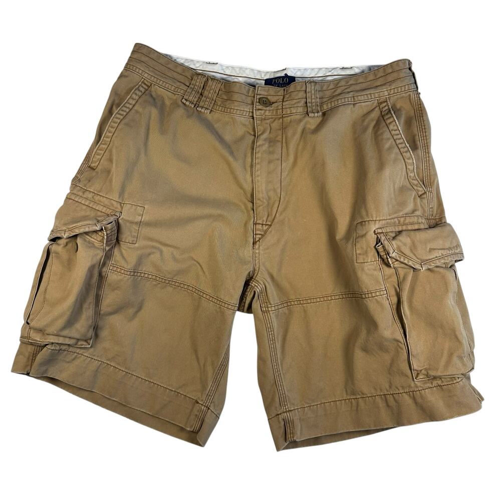 Polo Ralph Lauren Men’s Cargo Shorts – Khaki – Size 38 Utility Workwear Gorpcore